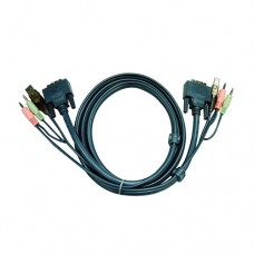 ATEN 1.8M USB DVI-D Single Link KVM Cable   [2L-7D02U]