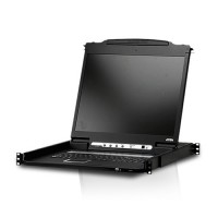 ATEN 19inch Single Rail DVI/VGA LCD Console [CL6700N-AT-AG]
