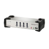 ATEN 4-Port PS/2-USB VGA/Audio KVMP Switch with OSD [CS1734B]