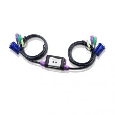 ATEN KVM Switch PS/2 Cable 2-port with Audio [CS62AZ]