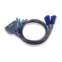 ATEN 2-Port PS/2 VGA Cable KVM Switch (0.9m) [CS62S]