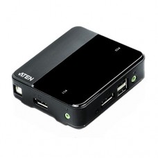 ATEN 2-Port USB DisplayPort/Audio KVM Switch (4K Supported and Cables included) [CS782DP]