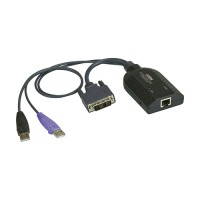 ATEN USB DVI Virtual Media KVM Adapter with Smart Card Support [KA7166-AX]
