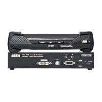 ATEN USB DVI-I Single Display KVM Over IP Extender 100 m (Pair T & R) [KE6900-AX-G]