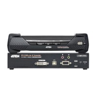 ATEN USB DVI-I Single Display KVM Over IP Extender 100 m (T only) [KE6900T-AX-G]