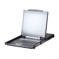 ATEN 19" Multiplatform 16 Port Single-rail LCD KVM [KL1116VN-AXA-AG]