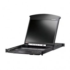 ATEN 19" Multiplatform 8 Port LCD KVM [KL1508AN-AW-AG]