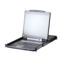 ATEN 19" Multiplatform 8 Port Dual-rail LCD KVM [KL1508AiN-AW-AG]