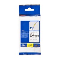 BROTHER Flexible  Black on White Tapes 24 mm [TZE-FX251]