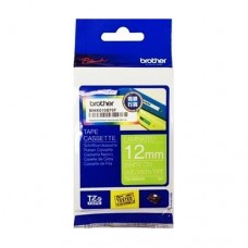BROTHER 12Mm White On Lime Green 5 Meter [TZE-MQG35]