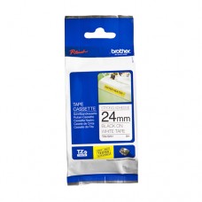 BROTHER Strong Adhessive Black on White Tapes 24 mm [TZE-S251]