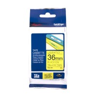 BROTHER Strong Adhessive Black on Yellow Tapes 36 mm [TZE-S661]