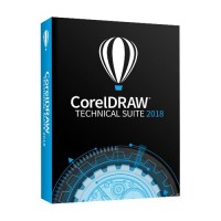 COREL Draw Technical Suite 2018 Enterprise License + Sure Maintenance)(51-250) For Windows [LCCDTS2018ENT2]