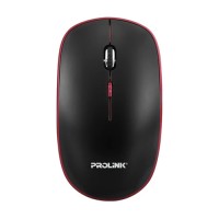 Prolink 800-1600Dpi 3-Button 2.4Ghz Wireless USB Mouse [PMW6006 - Black Red]