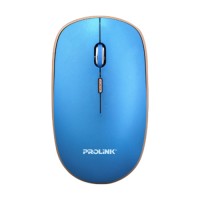 Prolink 800-1600Dpi 3-Button 2.4Ghz Wireless USB Mouse [PMW6006 - Blue Gold]