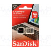 Sandisk Cruzer Fit 64G [SDCZ33-064G-B35]