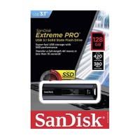Sandisk Extreme Pro USB 3.1 Solid State Flash Drive 128GB [SDCZ880-128G-G46]