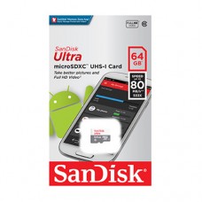 Sandisk Ultra microSDHC 64GB [SDSQUNS-064G-GN3MN]