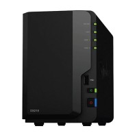 Synology 2-bay NAS DiskStation (Realtek RTD1296 Quad-Core 1.4GHz , 1 GB DDR4 , 3.5” or 2.5” SATA) - Basic [DS218play (Basic)]