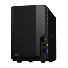 Synology 2-bay NAS DiskStation (Realtek RTD1296 Quad-Core 1.4GHz , 1 GB DDR4 , 3.5” or 2.5” SATA) - Basic [DS218play (Basic)]