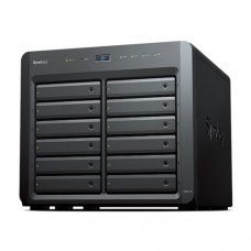 Synology 12-bay NAS DiskStation (Intel Atom C2538 Quad Core 2.4GHz , 2GB DDR3 , 3.5” / 2.5” SATA SSD/HDD) - Basic [DS2415+ (Basic)]
