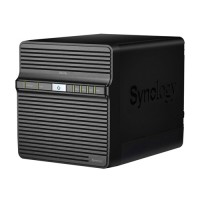 Synology 4-bay NAS DiskStation (Realtek RTD1293 Dual Core 1.4 GHz , 1GB DDR4 , 3.5” or 2.5” SATA ,  1 x LAN Port - 1G) - Premium [DS418j (Premium)]