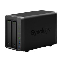 Synology 2-bay NAS DiskStation (Intel Celeron J3455 quad-core 1.5GHz , 8GB DDR3 , 3.5” or 2.5” SATA) - Premium [DS718+ (Premium)]
