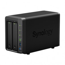 Synology 2-bay NAS DiskStation (Intel Celeron J3455 quad-core 1.5GHz , 8GB DDR3 , 3.5” or 2.5” SATA) - Premium [DS718+ (Premium)]