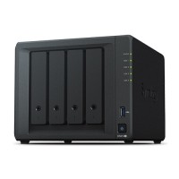 Synology 4-bay NAS DiskStation (Intel Celeron J3455 quad-core 1.5GHz , 16GB DDR3 , 3.5” or 2.5” SATA) - Premium [DS918+ (Premium)]