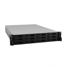 Synology 12-bay NAS RackStation (Intel Atom C3538 Quad Core 2.1 GHz , 16GB DDR4 , 3.5” or 2.5” SATA , Redundant Power Supply) - Premium [RS2418RP+ (Premium)]