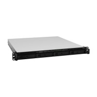 Synology 4-bay NAS RackStation (Intel Atom C2538 Quad Core 2.4GHz , 2GB DDR3  , 3.5” or 2.5” SATA , Redundant Power Supply) - Basic [RS818RP+ (Basic)]