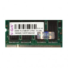 V-Gen Platinum DDR1 SO-DIMM 2.5 V [512MB PC-2700 SODIMM]