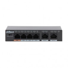 Dahua 4-Port Fast Ethernet PoE Switch [PFS3006-4ET-60]