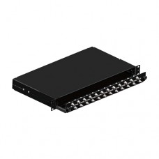 BRAND-REX Optical Panel Loaded with 24 ST Multimode Adapters [FPCC1SXMM24ST2]