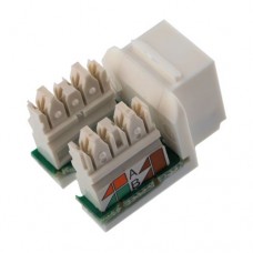 BRAND-REX Modular Outlet RJ45 Cat 5e white [GPCJAKU013]