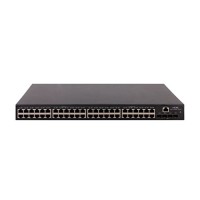 H3C S5048PV3-EI-PWR L2 Ethernet Switch (48x10/100/1000BASE-T PoE+ Ports(AC 370W ,DC 740W) , 4x1000BASE-X SFP Ports) [LS-5048PV3-EI-PWR-GL]