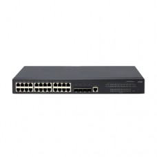 H3C S5120V2-28P-PWR-LI L2 Ethernet Switch (24x10/100/1000BASE-T PoE+ Ports(AC 185W) , 4x1000BASE-X Ports , AC) [LS-5120V2-28P-PWR-LI-GL]