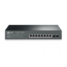 TP-LINK JetStream 8-Port Gigabit Smart PoE+ Switch with 2 SFP Slots [T1500G-10MPS]
