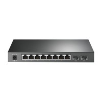 TP-LINK JetStream 8-Port Gigabit Smart PoE Switch with 2 SFP Slots [T1500G-10PS(TL-SG2210P)]