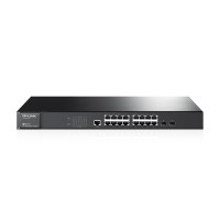 TP-LINK JetStream 16-Port Gigabit L2 Managed Switch with 2 Combo SFP Slots [TL-SG3216]