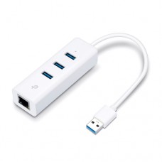 TP-LINK USB 3.0 3-Port Hub & Gigabit Ethernet Adapter 2 in 1 USB Adapter UE330 [UE330]