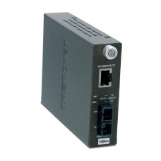 TRENDNET 10/100Base-TX to 100Base-FX Single Mode Fiber Converter (100KM) [TFC-110S100]