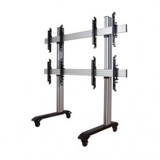 BTECH Universal Mobile Video Wall Stand [BT8371-2x2 - MAF]