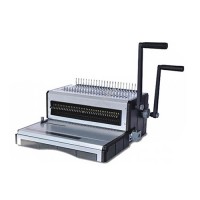 GEMET Binding Machine [Spiral&Wire; F4-Up] Round Holes [602DO]