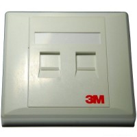 3M Face Plate 2 Port