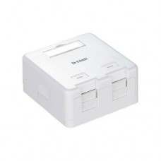 D-LINK Keystone Box Dual Port NKB-1WHI121