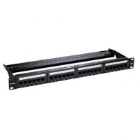 D-LINK Patch Panel CAT5e UTP Keystone 24 Port Fully Loaded NPP-5E1BLK241