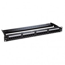 D-LINK Patch Panel CAT5e UTP Keystone 24 Port Fully Loaded NPP-5E1BLK241