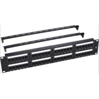 D-LINK Patch Panel CAT5e UTP Keystone 48 Port Fully Loaded NPP-5E1BLK481