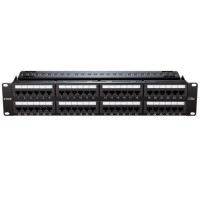 D-LINK Patch Panel CAT6 UTP Keystone 24 Port Fully Loaded NPP-C61BLK241